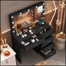 Black Dressing Table with