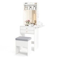 COSTWAY Small Makeup Vanity