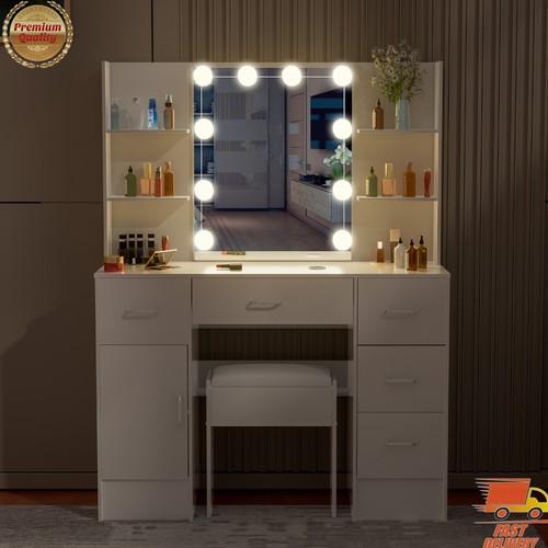 Dressing table with - with, led