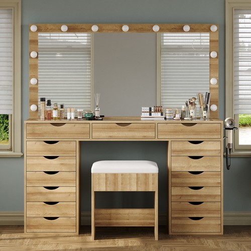 Dressing table with mirror - 55''dressing,