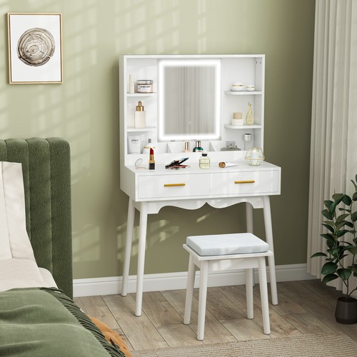 Dressing table with - table, and