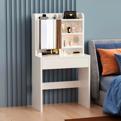 Vanity table with mirror - with,