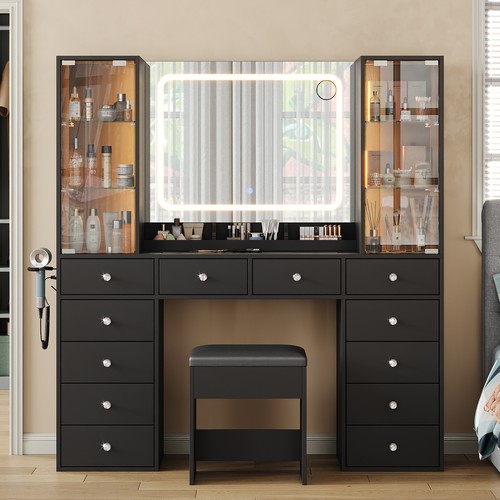 Vanity desk with - desk, 12