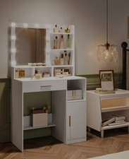 Dressing Table With Mirror And