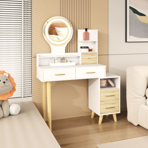 Dressing table with mirror and - table,
