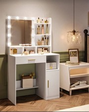 Dressing Table With Mirror And