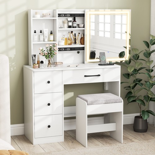 Vanity desk with sliding - vanity,