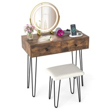 COSTWAY Makeup Dressing Table
