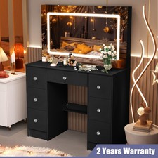 Black Dressing Table Makeup